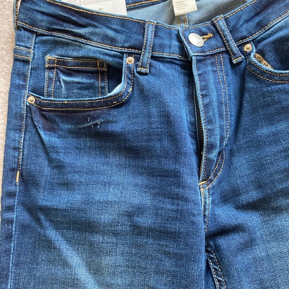 H&M Skinny Zip Ankle Low Waist Stretch Jeans NWT - Picture 4 of 7